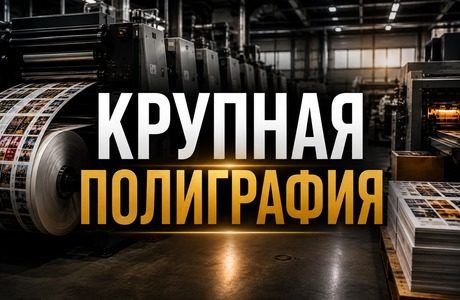 Крупная полиграфия с прибылью 4–5 млн ₽ в месяц: готовое производство полного цикла для инвестора