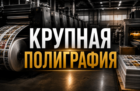 Крупная полиграфия с прибылью 4–5 млн ₽ в месяц: готовое производство полного цикла для инвестора
