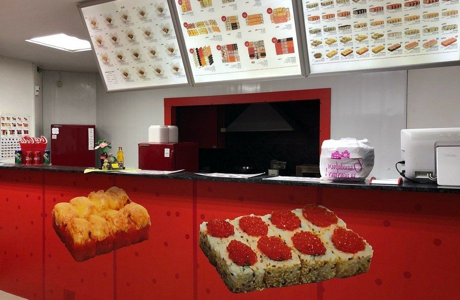 Доставка суши и пиццы на юге СПб / Большая клиентская база.