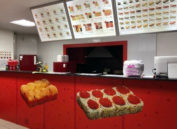 Доставка суши и пиццы на юге СПб / Большая клиентская база.