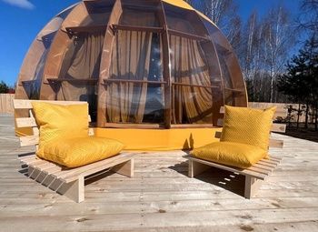 Фото Комфортные футуристические дома-сферы БАГИО