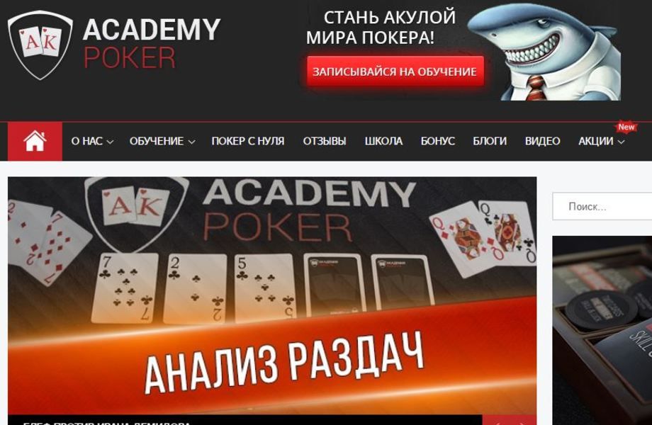 Академия покера - бизнес в интернете (франшиза)