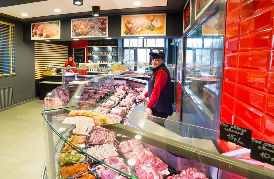 Магазин мясной продукции в спальном районе 