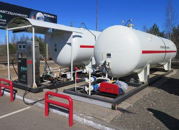 Сеть газовых автозаправочных станций АГЗС и автозаправочный станций 