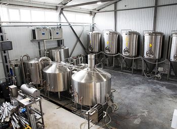 Действующая пивоварня полного цикла