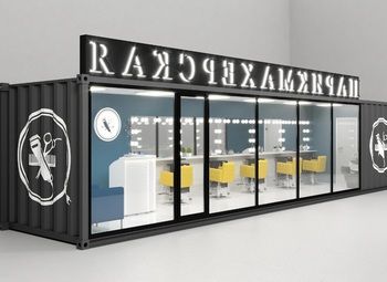 Фото Парикмахерская в формате автономного контейнера