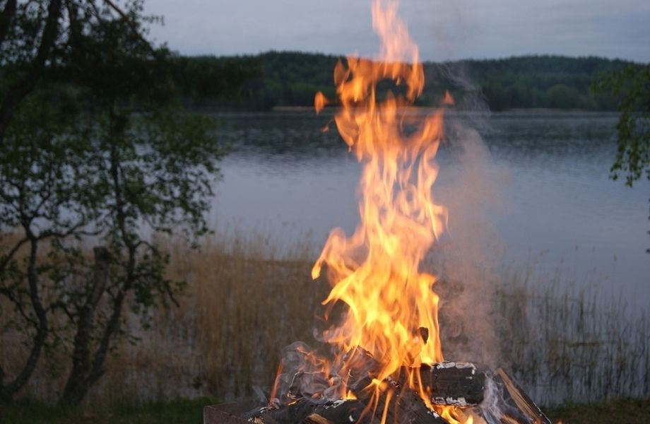 База отдыха в северном лесу