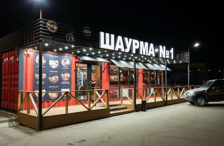 Фото 1 Шаверма с посадочными местами на проездном участке/ Работает 24/7