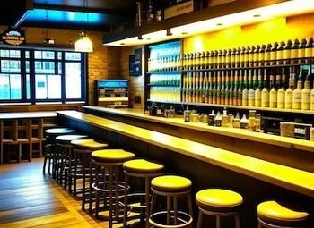 Бар разливного пива с полноценной кухней