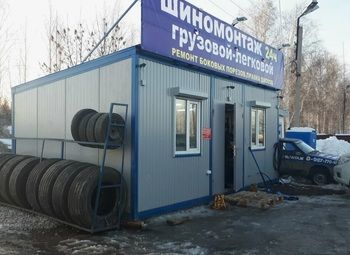 Фото Грузовой шиномонтаж в удачной локации