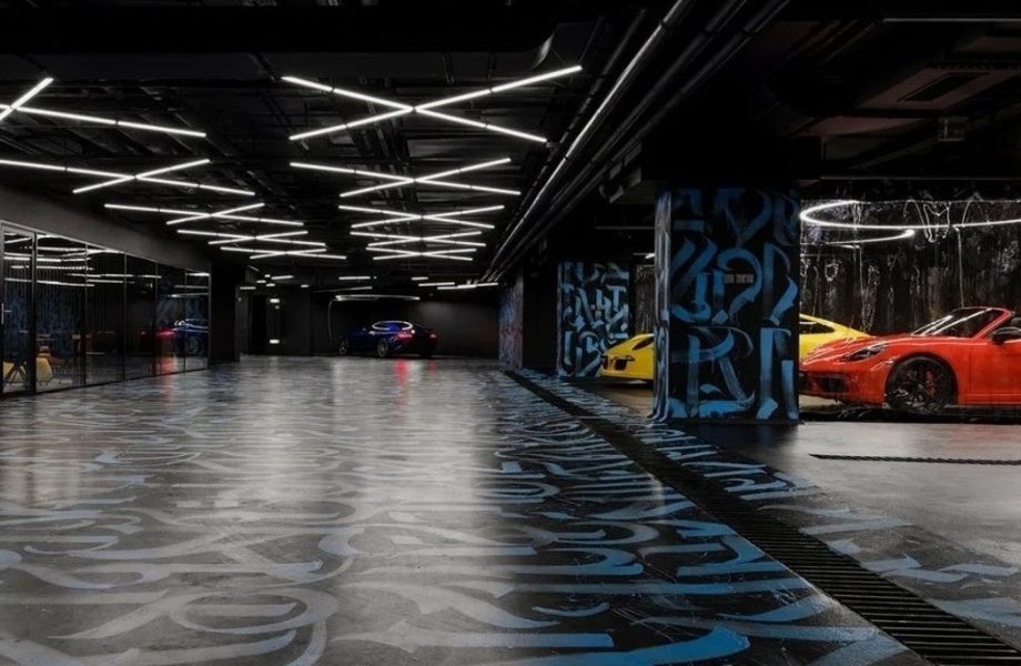 Автомойка на 7 постов в многоуровневом паркинге