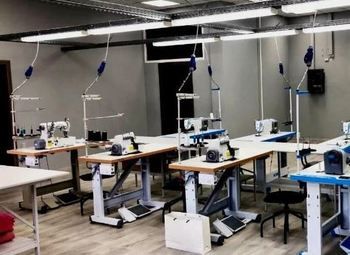 Швейный цех с новым оборудованием на юге