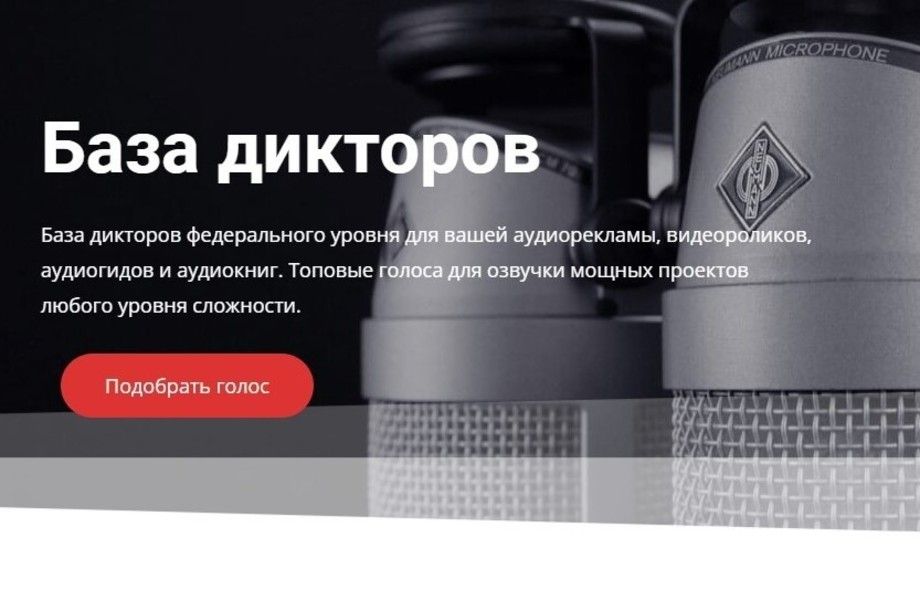 Фото 3 Сайт звукозаписывающей компании