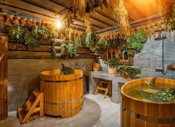 Фото 2 Банный комплекс с купелью, террасой, гостевым домом - эксклюзив