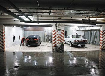 Фото Автомойка с шиномонтажом в подземном паркинге