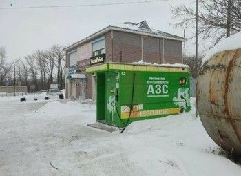 Модульная АЗС на въезде в город