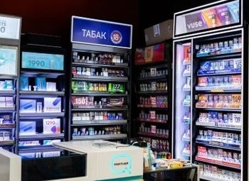 Фото Табачный киоск прямо на остановке с низкой арендой в жилом массиве