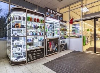 Фото Прибыльный остров по ремонту телефонов в самой проходной локации