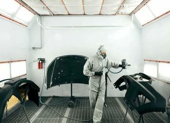 Малярно-кузовной цех / новая покрасочная камера 