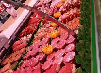 Фото Мясной магазин на рынке