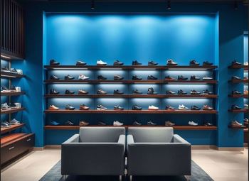 Магазин премиальной обуви в крупном ТЦ