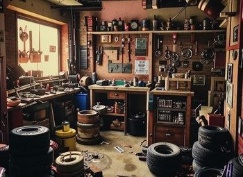 Шиномонтаж на федеральной трассе возле торгового комплекса