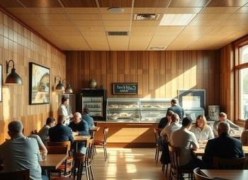 Столовая у дороги с вытяжкой и местом под терассу