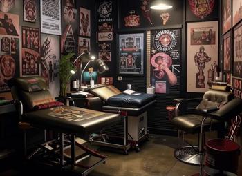 Дизайнерский тату салон 