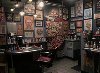 Дизайнерский тату салон 