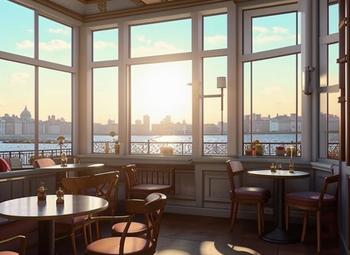 Кафе в центре города с прибылью и персоналом