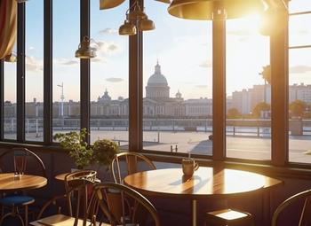 Кафе в центре города с прибылью и персоналом