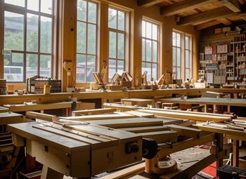 Столярная мастерская в черте города