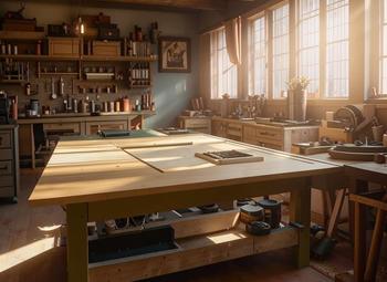 Столярная мастерская в черте города