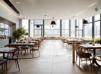 Столовая / промзона, постоянный поток гостей