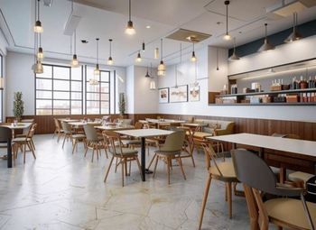 Столовая / промзона, постоянный поток гостей