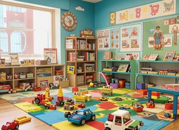 Частный детский сад в элитном районе / Большой жилищный комплекс