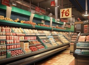 Фото 2 Продуктовый магазин по цене товарного остатка районе с высоким трафико