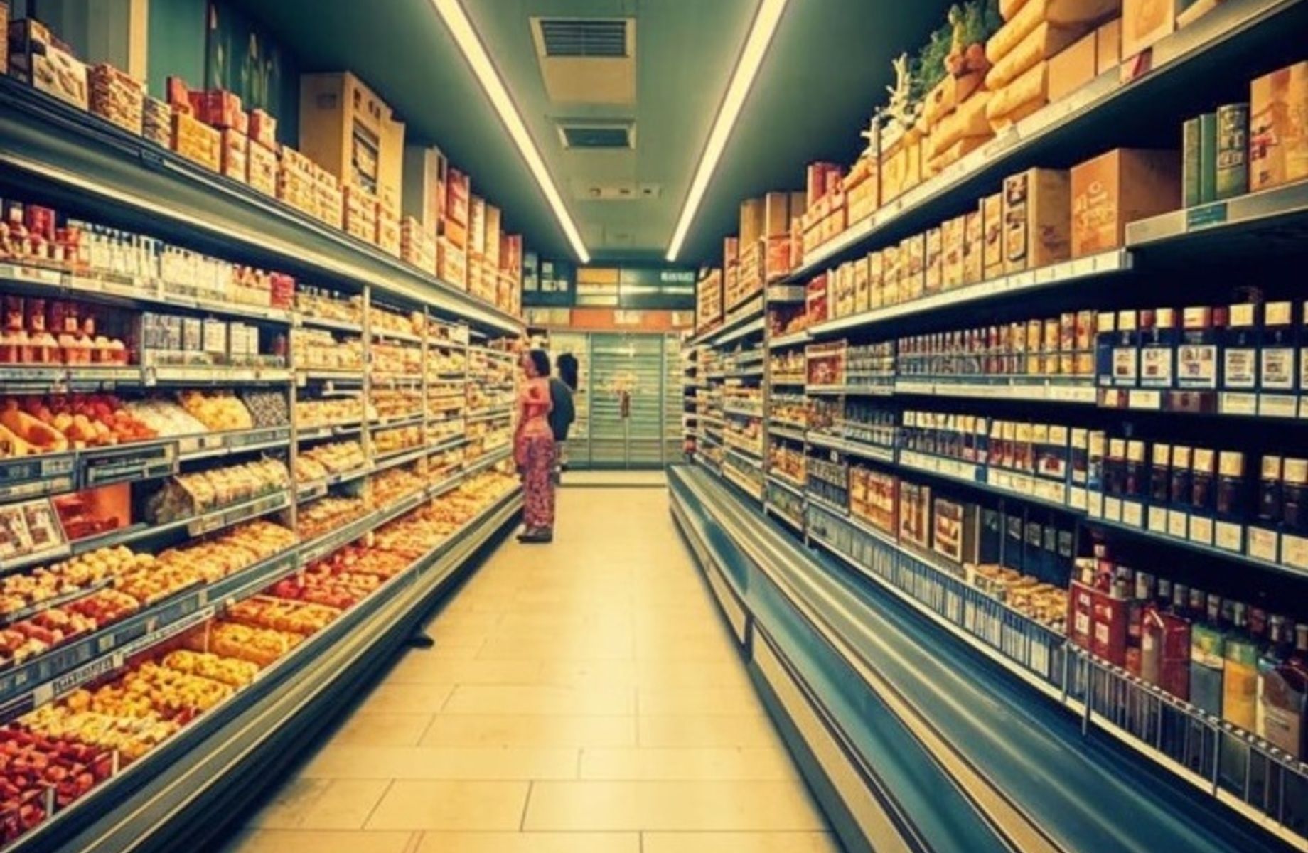 Продуктовый магазин по цене товарного остатка районе с высоким трафико