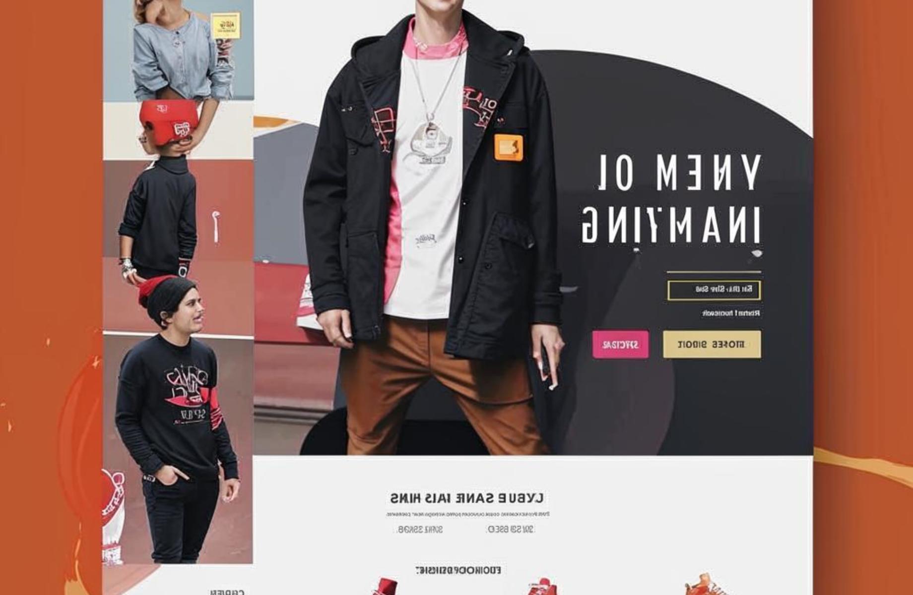 Фото 2 Сайт по продаже молодежной одежды
