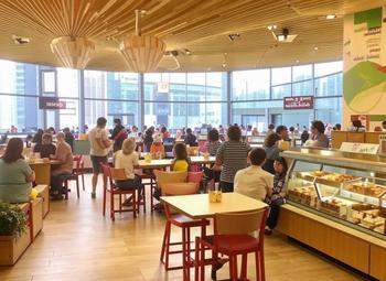 Кофейня в торговом центре / Большой трафик