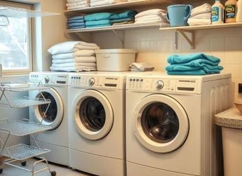 Прачечная в большом жилом комплексе