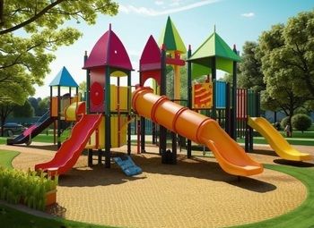 Фото 3 Производство детских площадок и канатных конструкций