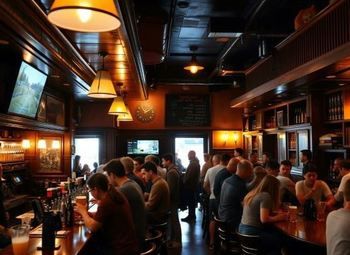 Бар с алкогольной лицензией / Постоянные клиенты / Центр города