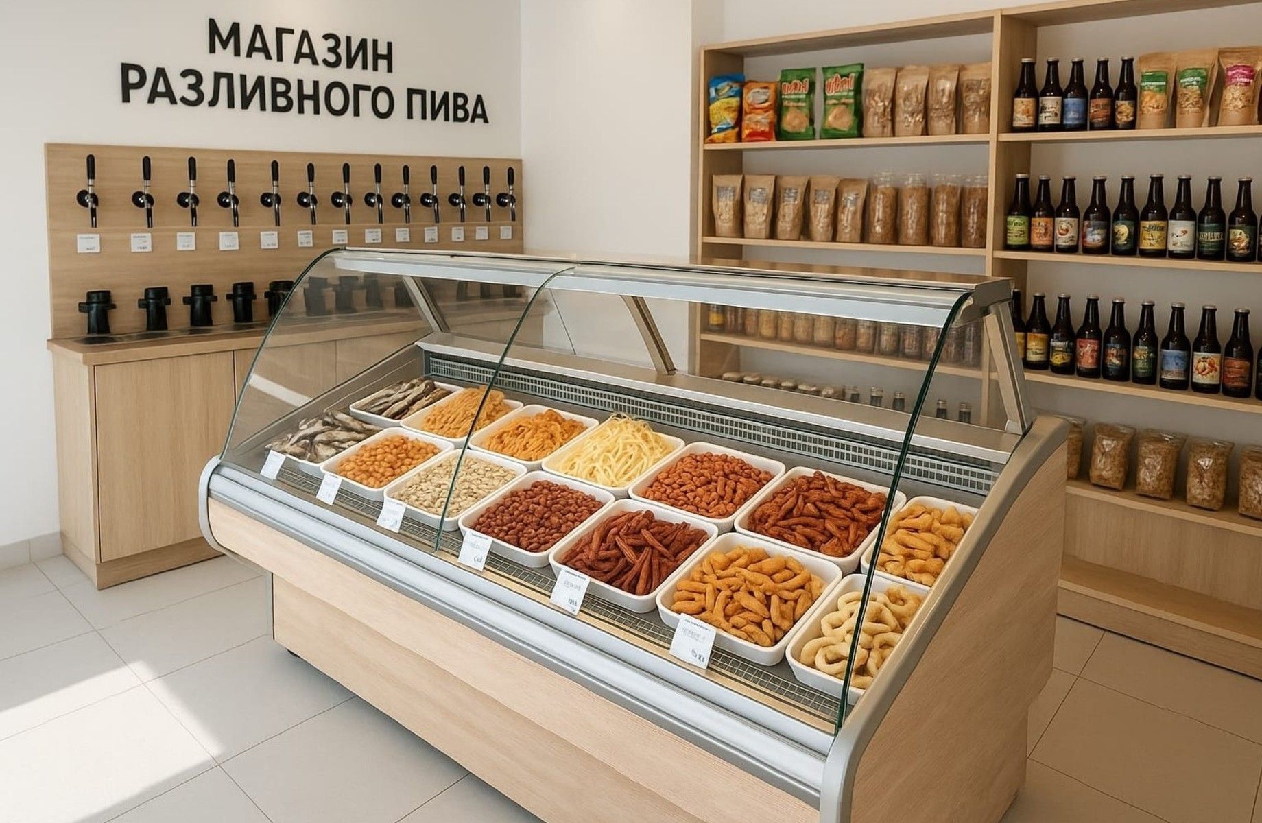 Фото 1 Магазин-бар разливного пива с прибылью от 50 000/ без конкурентов
