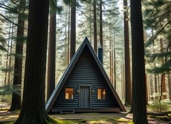 База отдыха на берегу озера/10 домов A-frame формата