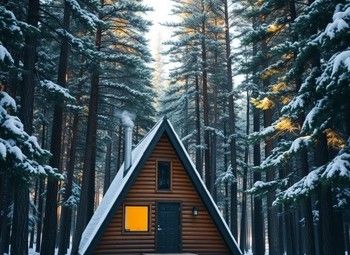 База отдыха на берегу озера/10 домов A-frame формата