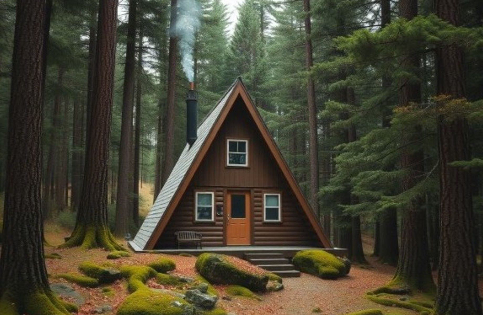 База отдыха на берегу озера/10 домов A-frame формата