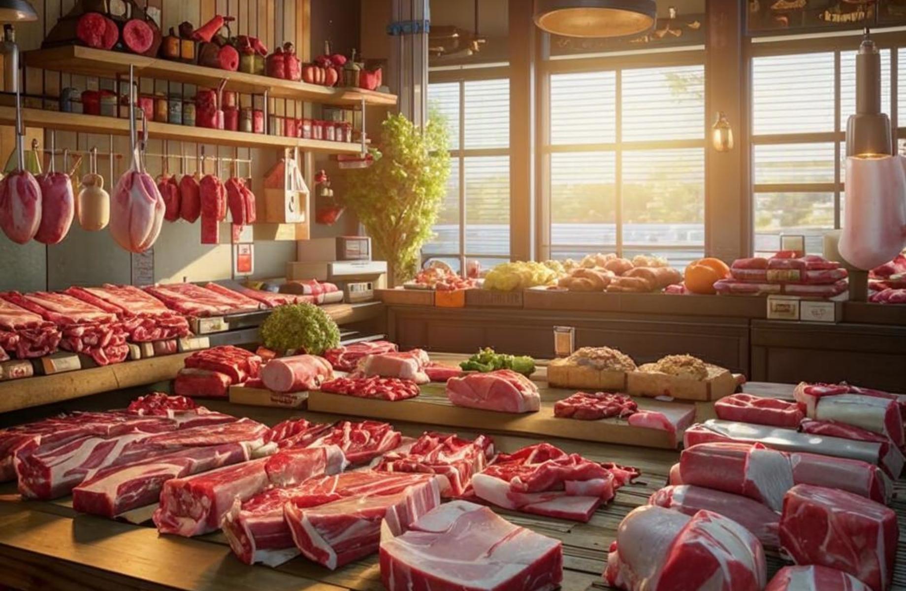 Фото 2 Мясной магазин разные виды мясной продукции