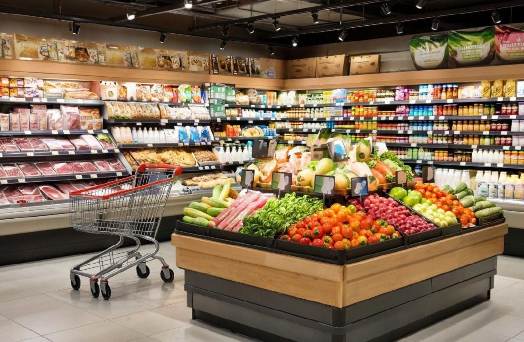 Продуктовый магазин 24ч на севере