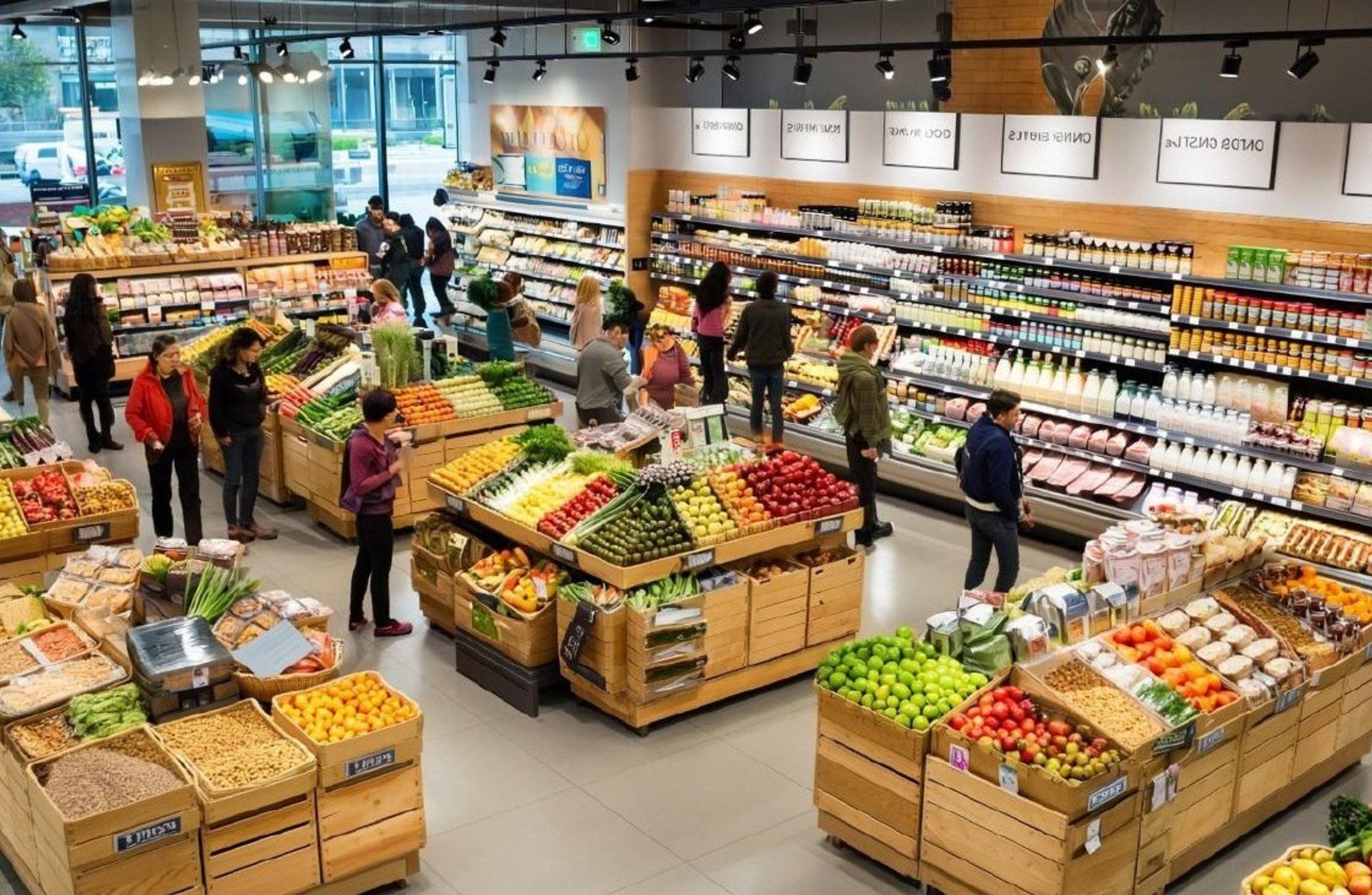 Продуктовый магазин 24ч на севере